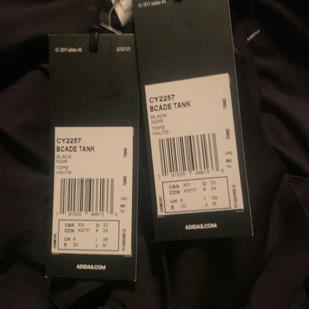 Adidas Barricade Tank Top Black XS - Picture 7 of 8